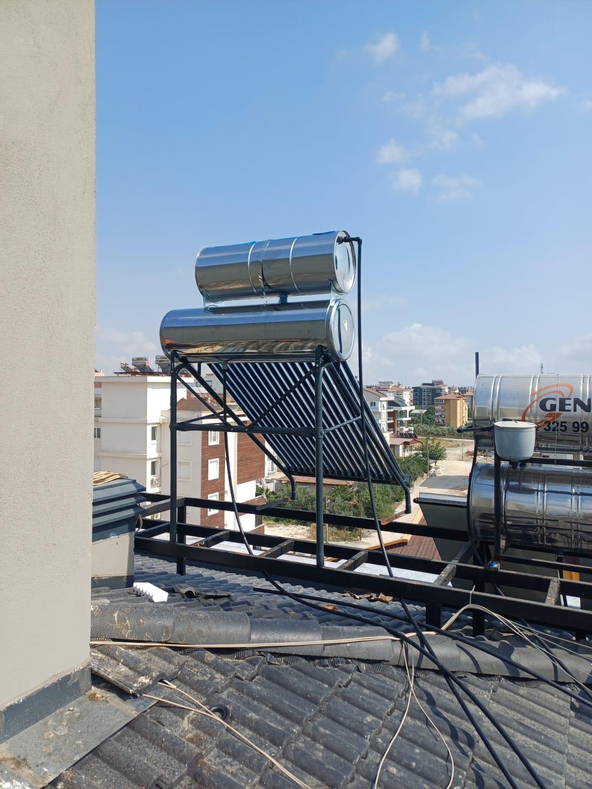 Vakum Tüplü Sistem – Apartman Çatısı